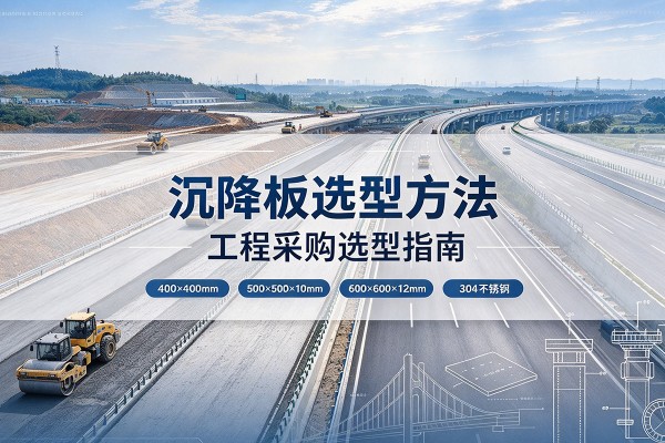 武鸣沉降板选择方法