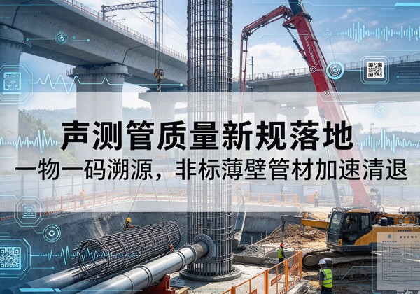 武鸣声测管质量新规落地，一物一码溯源，非标薄壁管材加速清退