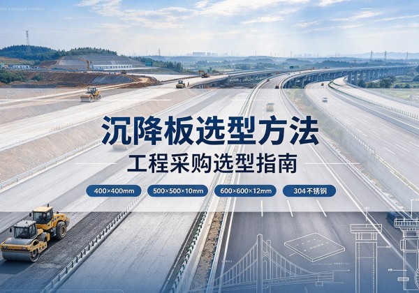 武鸣沉降板选择方法